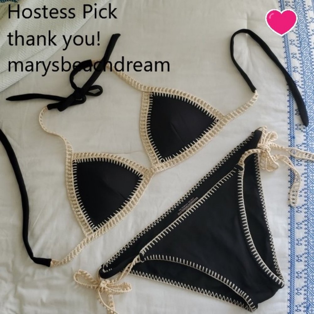 Victoria Secret bikini w/stitching 💖Hostess Pick